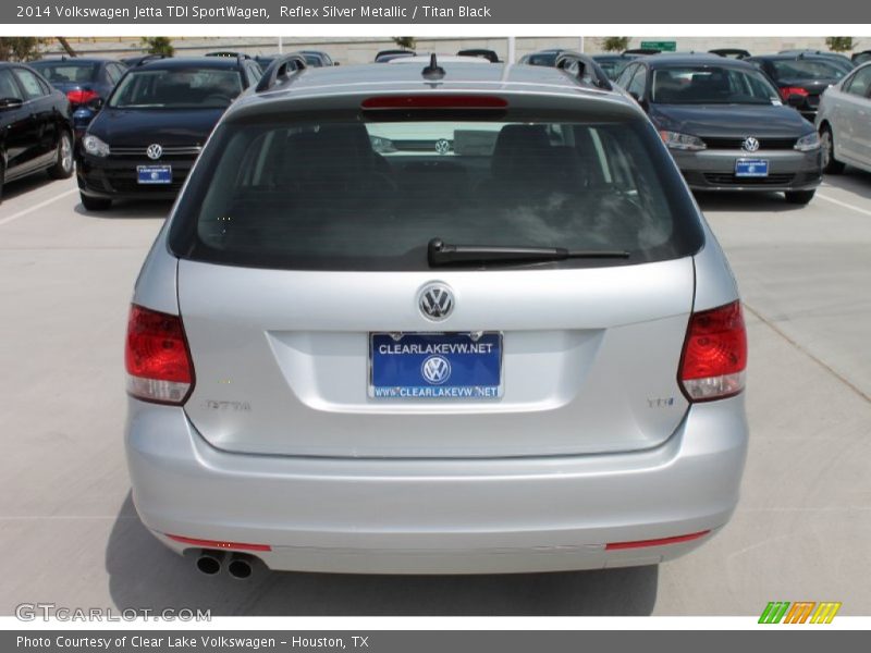 Reflex Silver Metallic / Titan Black 2014 Volkswagen Jetta TDI SportWagen