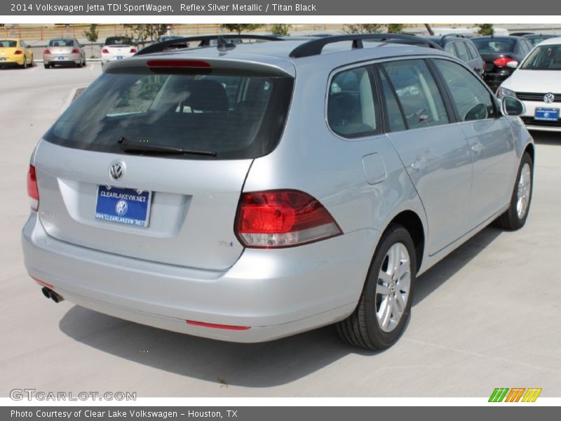 Reflex Silver Metallic / Titan Black 2014 Volkswagen Jetta TDI SportWagen