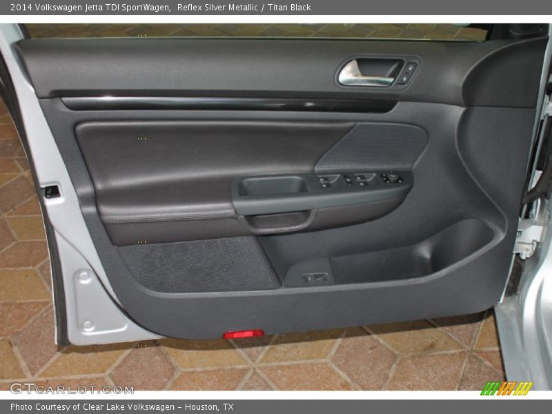 Reflex Silver Metallic / Titan Black 2014 Volkswagen Jetta TDI SportWagen