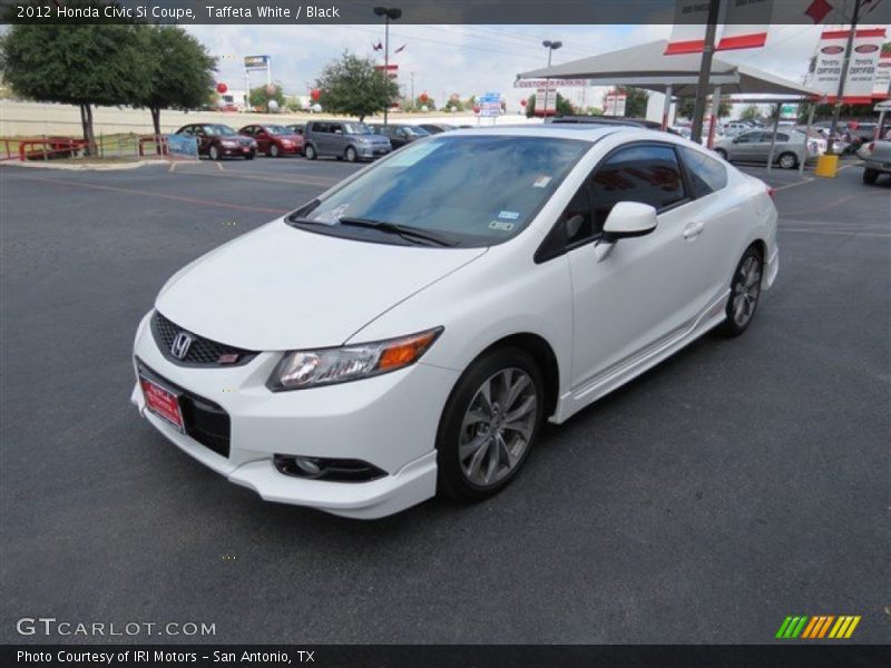 Taffeta White / Black 2012 Honda Civic Si Coupe