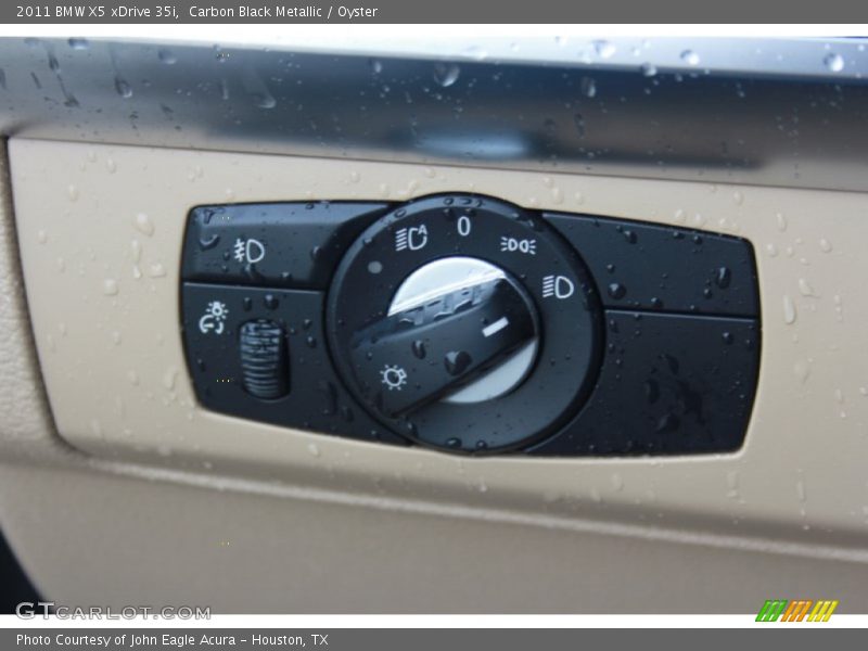 Carbon Black Metallic / Oyster 2011 BMW X5 xDrive 35i