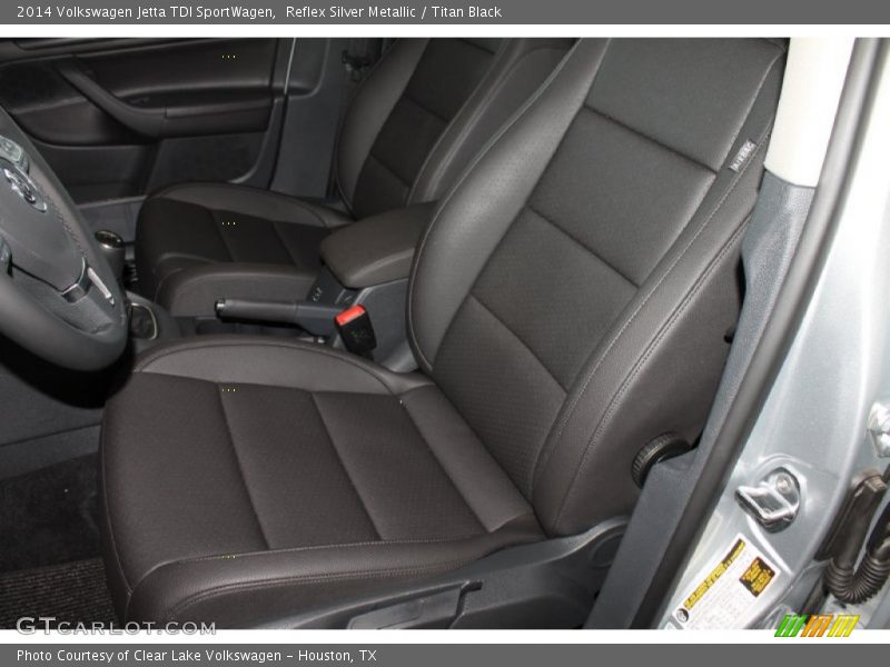 Reflex Silver Metallic / Titan Black 2014 Volkswagen Jetta TDI SportWagen