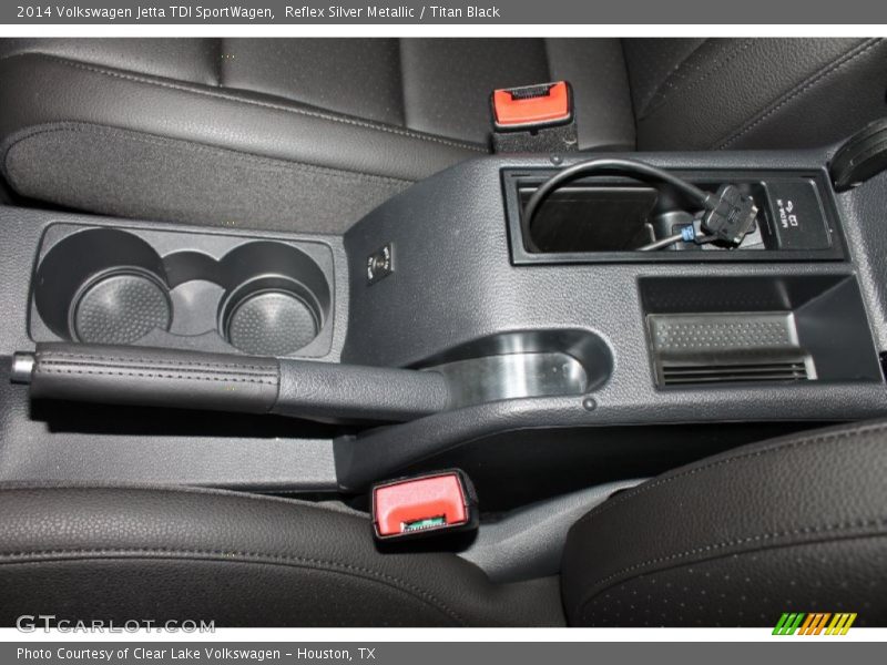 Reflex Silver Metallic / Titan Black 2014 Volkswagen Jetta TDI SportWagen