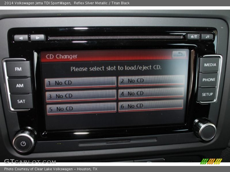 Controls of 2014 Jetta TDI SportWagen