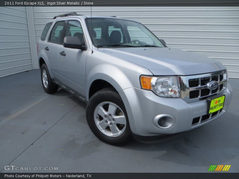 Ingot Silver Metallic / Stone 2011 Ford Escape XLS