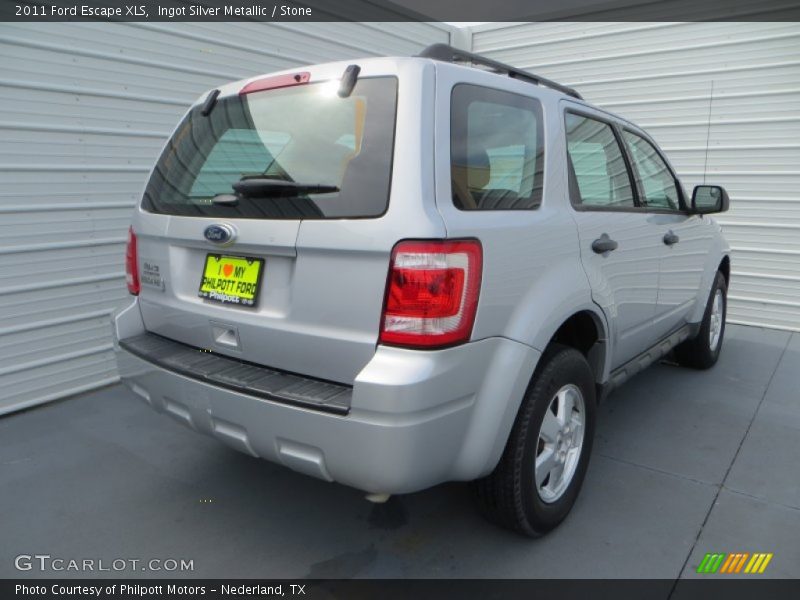 Ingot Silver Metallic / Stone 2011 Ford Escape XLS