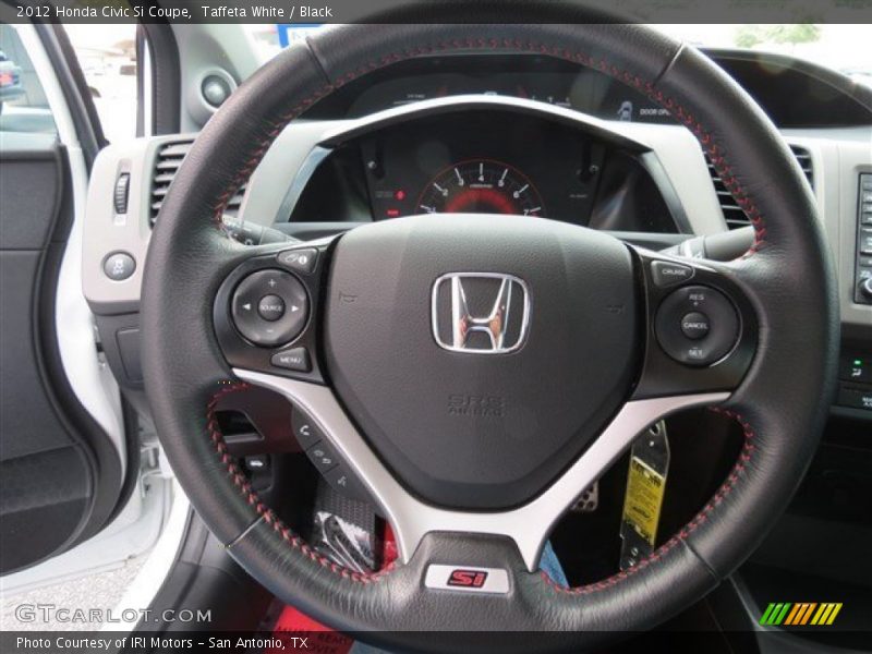 Taffeta White / Black 2012 Honda Civic Si Coupe