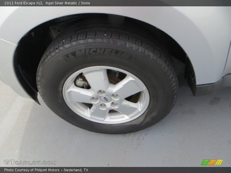 Ingot Silver Metallic / Stone 2011 Ford Escape XLS
