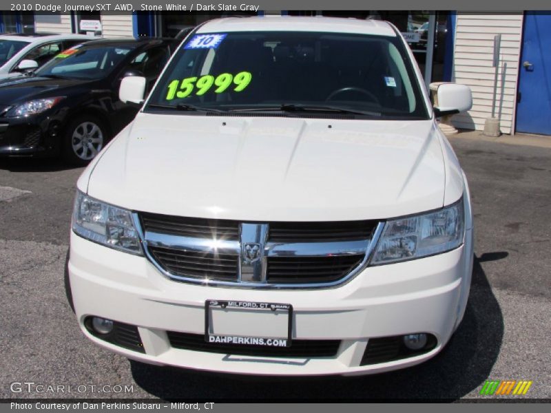 Stone White / Dark Slate Gray 2010 Dodge Journey SXT AWD
