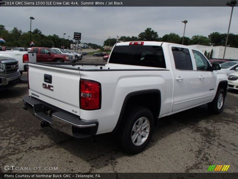 Summit White / Jet Black 2014 GMC Sierra 1500 SLE Crew Cab 4x4