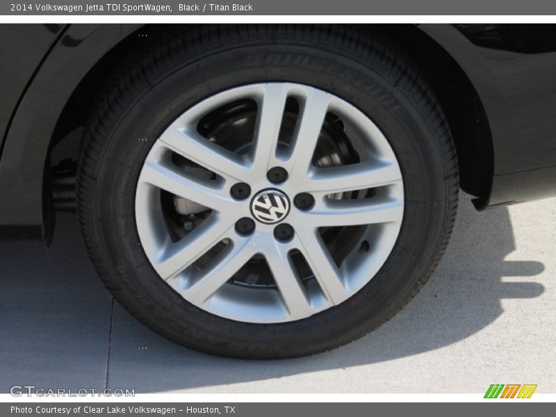 Black / Titan Black 2014 Volkswagen Jetta TDI SportWagen