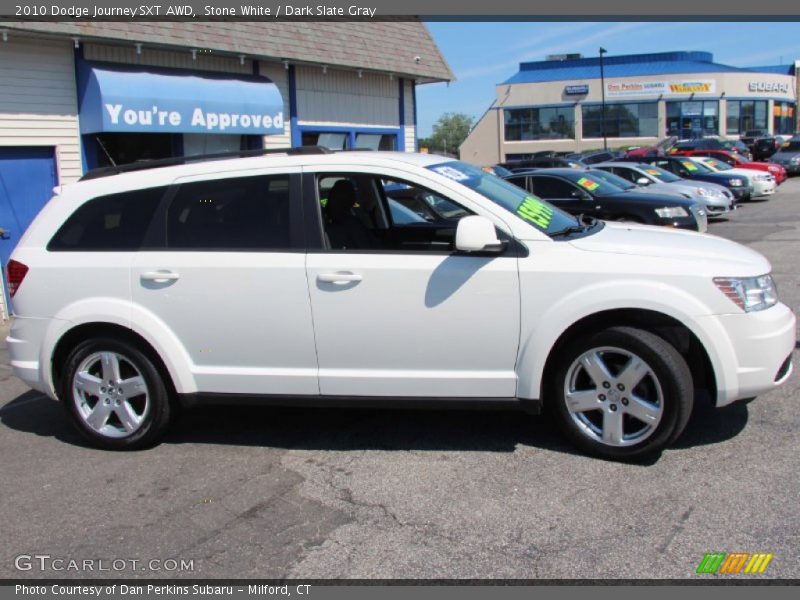 Stone White / Dark Slate Gray 2010 Dodge Journey SXT AWD
