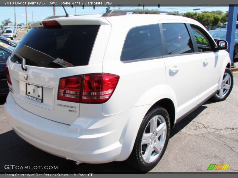 Stone White / Dark Slate Gray 2010 Dodge Journey SXT AWD