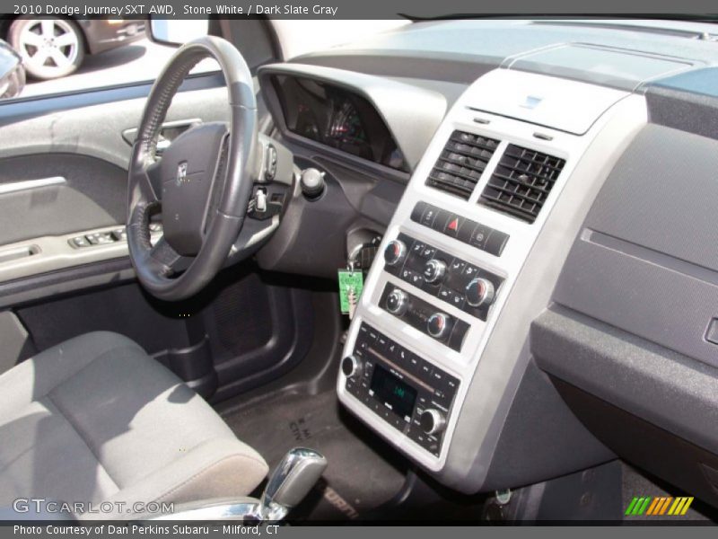 Stone White / Dark Slate Gray 2010 Dodge Journey SXT AWD