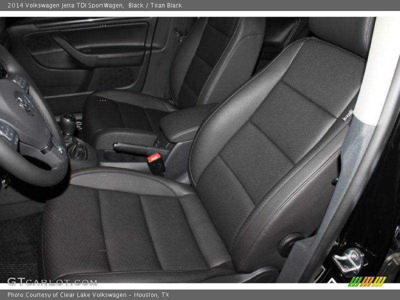 Black / Titan Black 2014 Volkswagen Jetta TDI SportWagen