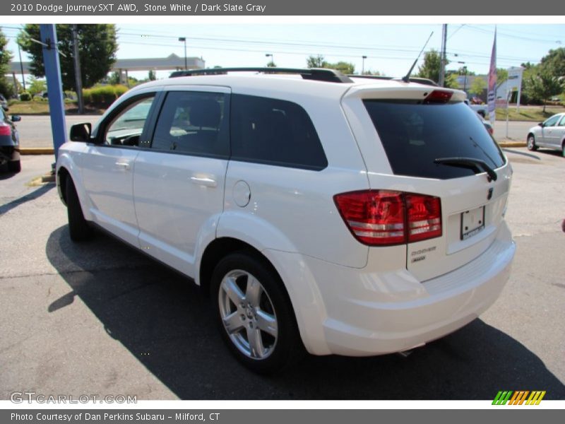 Stone White / Dark Slate Gray 2010 Dodge Journey SXT AWD
