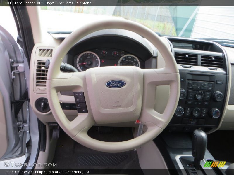 Ingot Silver Metallic / Stone 2011 Ford Escape XLS