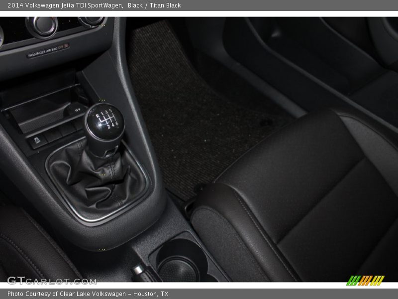 Black / Titan Black 2014 Volkswagen Jetta TDI SportWagen