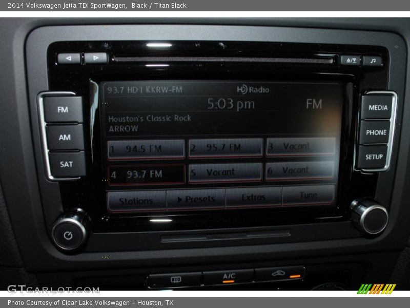 Black / Titan Black 2014 Volkswagen Jetta TDI SportWagen