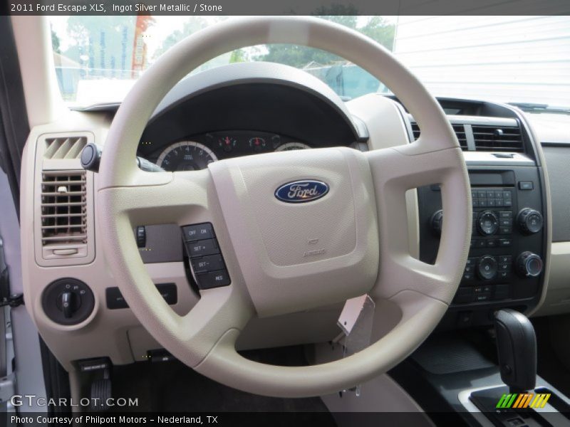 Ingot Silver Metallic / Stone 2011 Ford Escape XLS