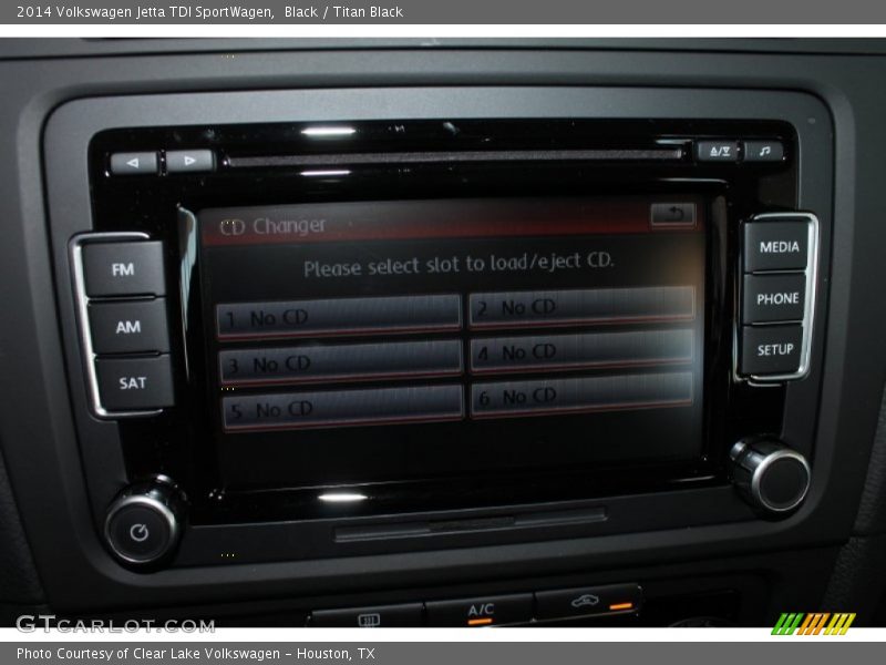Black / Titan Black 2014 Volkswagen Jetta TDI SportWagen