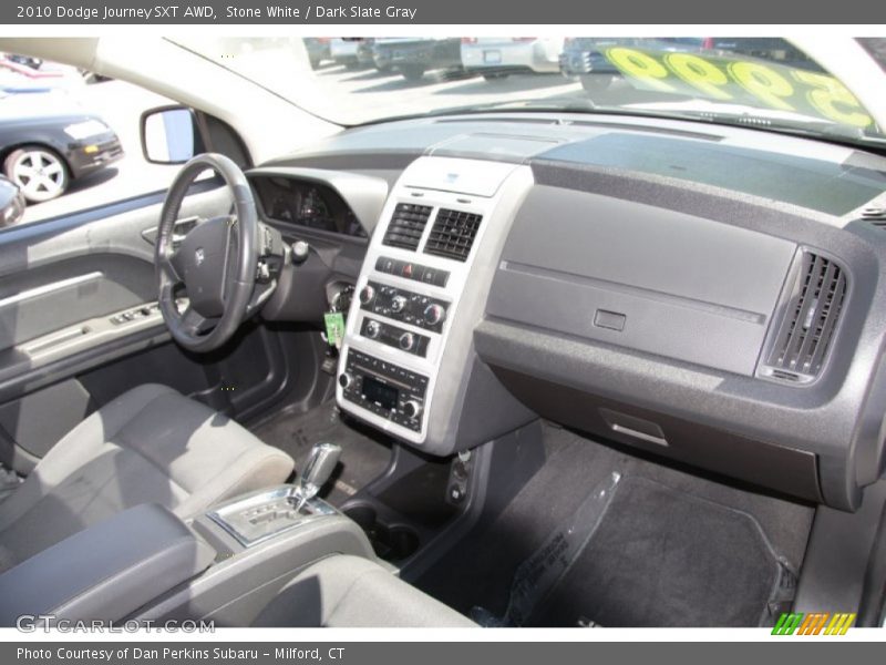 Stone White / Dark Slate Gray 2010 Dodge Journey SXT AWD