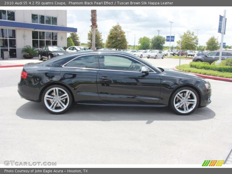 Phantom Black Pearl Effect / Tuscan Brown Silk Nappa Leather 2010 Audi S5 4.2 FSI quattro Coupe