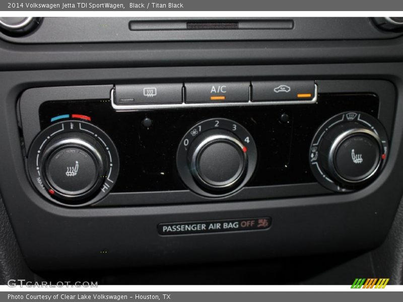Black / Titan Black 2014 Volkswagen Jetta TDI SportWagen
