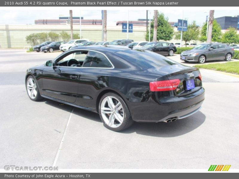 Phantom Black Pearl Effect / Tuscan Brown Silk Nappa Leather 2010 Audi S5 4.2 FSI quattro Coupe