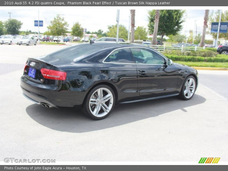 Phantom Black Pearl Effect / Tuscan Brown Silk Nappa Leather 2010 Audi S5 4.2 FSI quattro Coupe