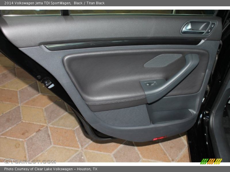 Black / Titan Black 2014 Volkswagen Jetta TDI SportWagen