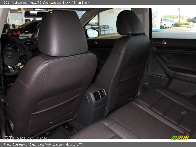 Black / Titan Black 2014 Volkswagen Jetta TDI SportWagen