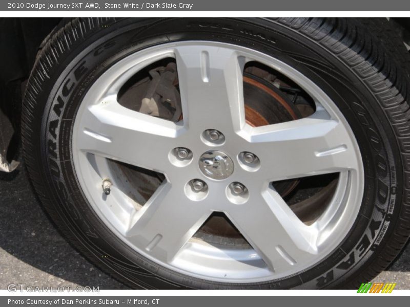Stone White / Dark Slate Gray 2010 Dodge Journey SXT AWD