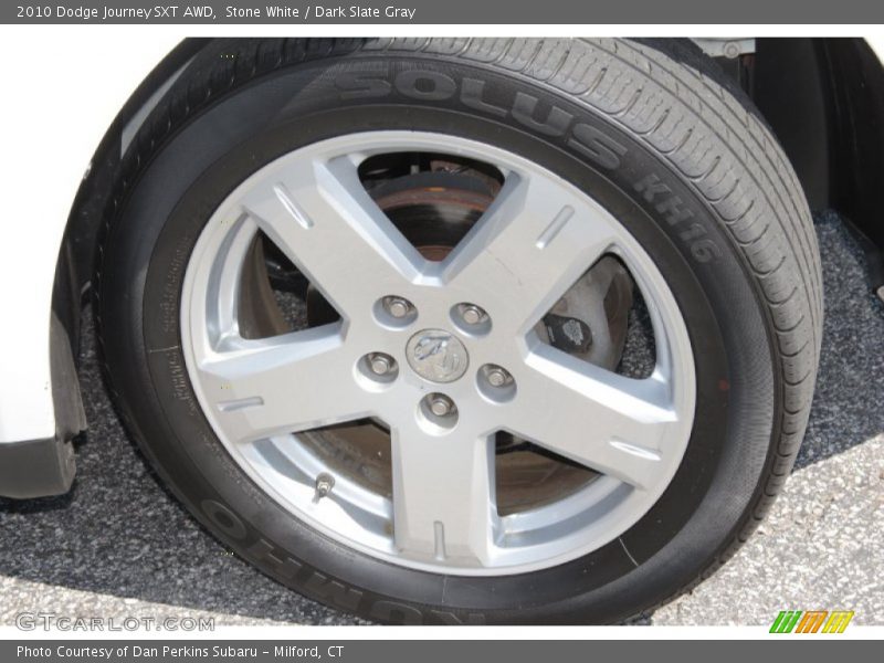 Stone White / Dark Slate Gray 2010 Dodge Journey SXT AWD