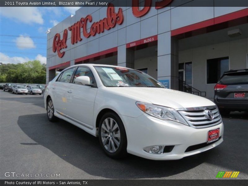 Blizzard White Pearl / Ivory 2011 Toyota Avalon Limited