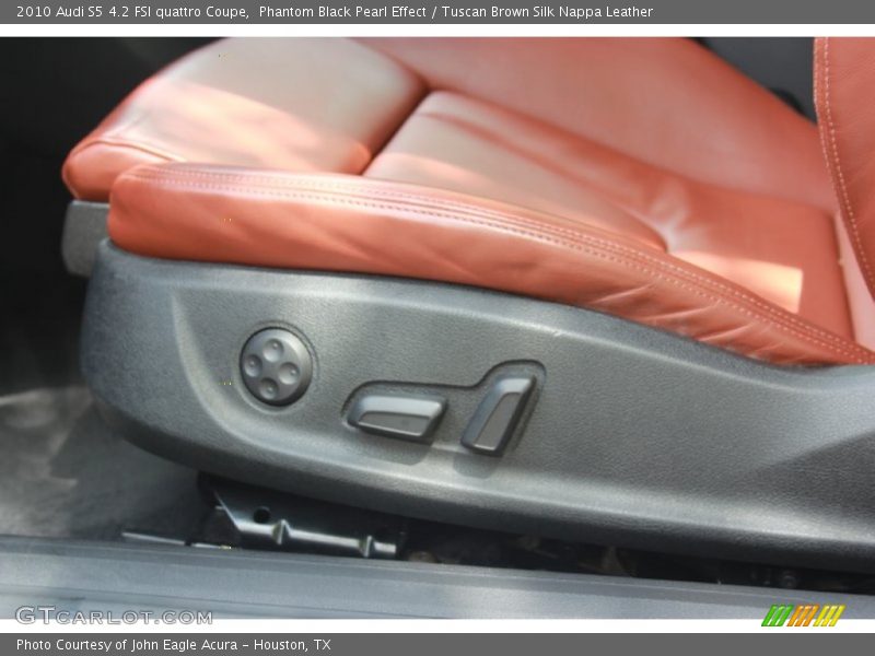 Phantom Black Pearl Effect / Tuscan Brown Silk Nappa Leather 2010 Audi S5 4.2 FSI quattro Coupe
