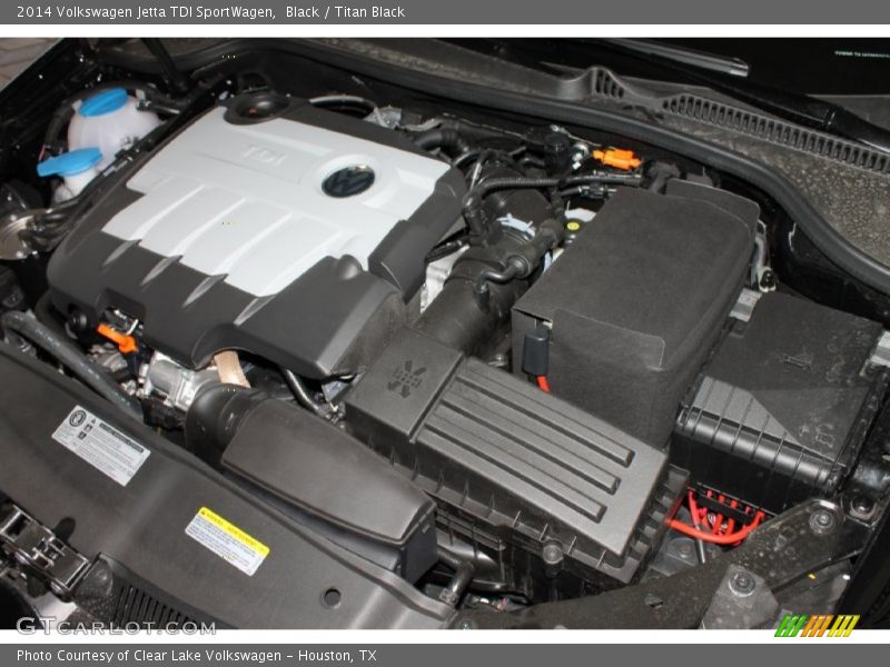 Black / Titan Black 2014 Volkswagen Jetta TDI SportWagen
