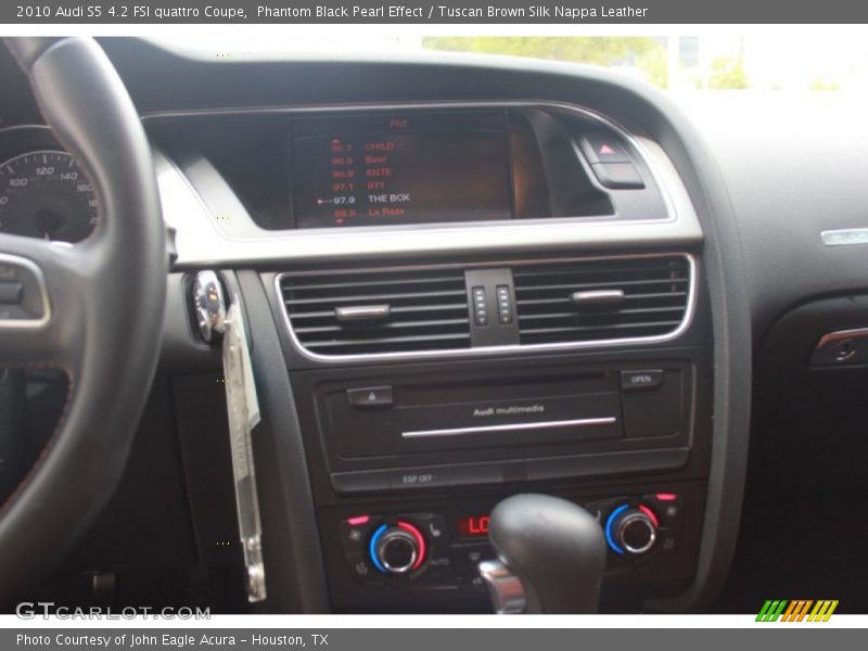 Phantom Black Pearl Effect / Tuscan Brown Silk Nappa Leather 2010 Audi S5 4.2 FSI quattro Coupe