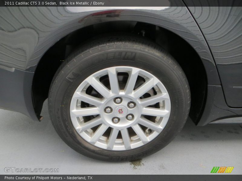 Black Ice Metallic / Ebony 2011 Cadillac CTS 3.0 Sedan