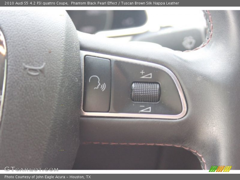 Phantom Black Pearl Effect / Tuscan Brown Silk Nappa Leather 2010 Audi S5 4.2 FSI quattro Coupe