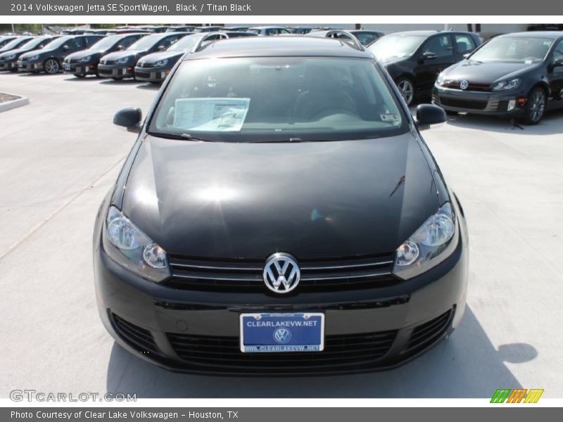 Black / Titan Black 2014 Volkswagen Jetta SE SportWagen