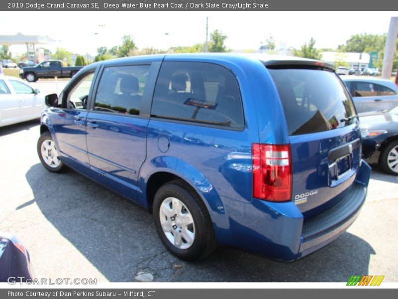 Deep Water Blue Pearl Coat / Dark Slate Gray/Light Shale 2010 Dodge Grand Caravan SE