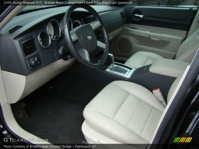Brilliant Black Crystal Pearl / Dark Slate Gray/Light Graystone 2006 Dodge Magnum R/T