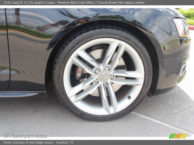 Phantom Black Pearl Effect / Tuscan Brown Silk Nappa Leather 2010 Audi S5 4.2 FSI quattro Coupe