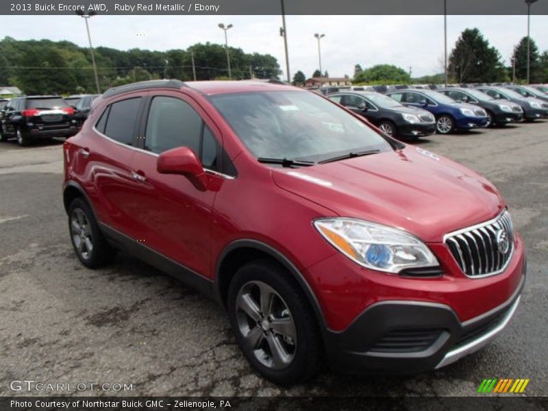 Ruby Red Metallic / Ebony 2013 Buick Encore AWD