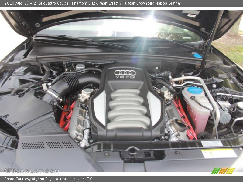 Phantom Black Pearl Effect / Tuscan Brown Silk Nappa Leather 2010 Audi S5 4.2 FSI quattro Coupe