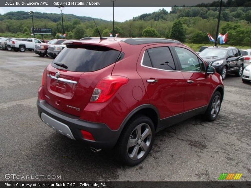 Ruby Red Metallic / Ebony 2013 Buick Encore AWD