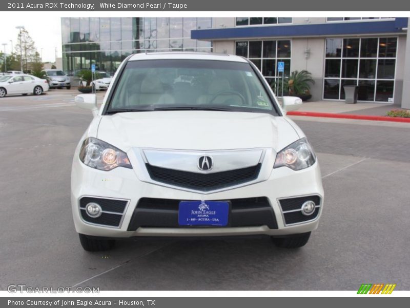 White Diamond Pearl / Taupe 2011 Acura RDX Technology