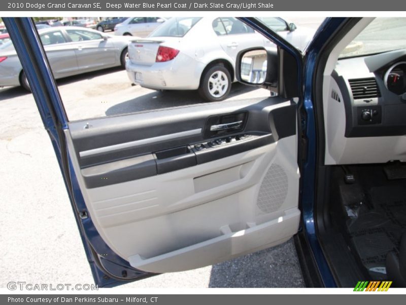 Deep Water Blue Pearl Coat / Dark Slate Gray/Light Shale 2010 Dodge Grand Caravan SE