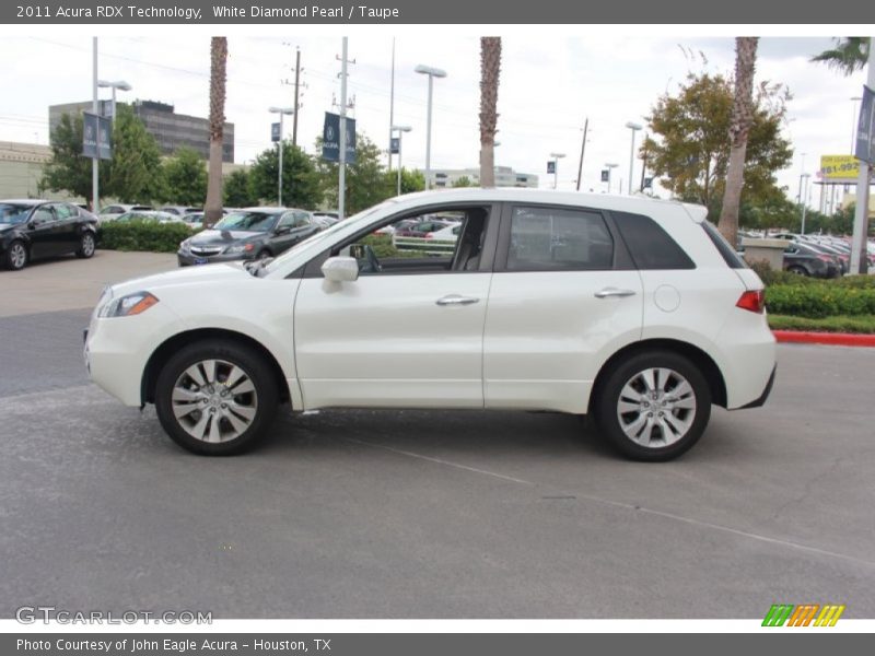 White Diamond Pearl / Taupe 2011 Acura RDX Technology